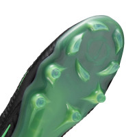 Nike Phantom 6 Low Elite Gras (FG) Football Boots (FG) Black Bright Green