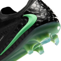 Nike Phantom 6 Low Elite Gras (FG) Football Boots (FG) Black Bright Green