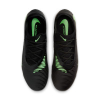Nike Phantom 6 Low Pro Gras (FG) Football Boots (FG) Black Bright Green
