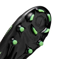 Nike Phantom 6 Low Pro Gras (FG) Football Boots (FG) Black Bright Green