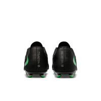 Nike Phantom 6 Low Club Grass/Artificial Grass Football Boots (MG) Black Bright Green