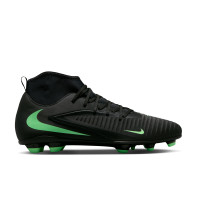 Nike Phantom 6 High Club Gras / Kunstgras Voetbalschoenen (MG) Zwart Felgroen