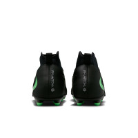 Nike Phantom 6 High Club Gras / Kunstgras Voetbalschoenen (MG) Zwart Felgroen