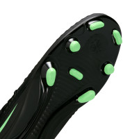 Nike Phantom 6 High Club Gras / Kunstgras Voetbalschoenen (MG) Zwart Felgroen