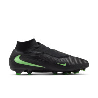 Nike Phantom 6 High Pro Gras (FG) Football Boots (FG) Black Bright Green