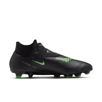 Nike Phantom 6 High Pro Gras (FG) Football Boots (FG) Black Bright Green