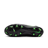 Nike Phantom 6 High Pro Gras (FG) Football Boots (FG) Black Bright Green