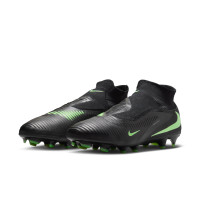 Nike Phantom 6 High Pro Gras (FG) Football Boots (FG) Black Bright Green