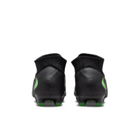 Nike Phantom 6 High Pro Gras (FG) Football Boots (FG) Black Bright Green