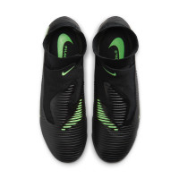 Nike Phantom 6 High Pro Gras (FG) Football Boots (FG) Black Bright Green