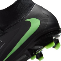 Nike Phantom 6 High Pro Gras (FG) Football Boots (FG) Black Bright Green