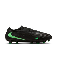 Nike Phantom 6 Low Pro Artificial Grass Football Boots (AG) Black Bright Green