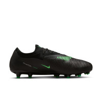 Nike Phantom 6 Low Pro Artificial Grass Football Boots (AG) Black Bright Green