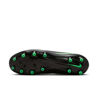 Nike Phantom 6 Low Pro Artificial Grass Football Boots (AG) Black Bright Green