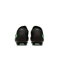 Nike Phantom 6 Low Pro Artificial Grass Football Boots (AG) Black Bright Green