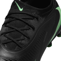 Nike Phantom 6 Low Pro Artificial Grass Football Boots (AG) Black Bright Green