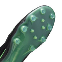 Nike Phantom 6 High Elite Artificial Grass Football Boots (AG) Black Bright Green