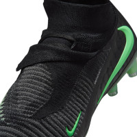 Nike Phantom 6 High Elite Artificial Grass Football Boots (AG) Black Bright Green