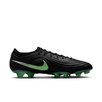 Nike Tiempo Maestro Elite Gras Voetbalschoenen (FG) Zwart Felgroen Zilvergrijs