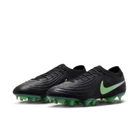 Nike Tiempo Maestro Elite Gras Voetbalschoenen (FG) Zwart Felgroen Zilvergrijs