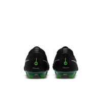 Nike Tiempo Maestro Elite Gras Voetbalschoenen (FG) Zwart Felgroen Zilvergrijs