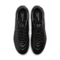 Nike Tiempo Ligera Pro Gras Football Boots (FG) Black Bright Green Silver Grey