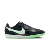 Nike Tiempo Streetgato Street Football Boots Black White Bright Green