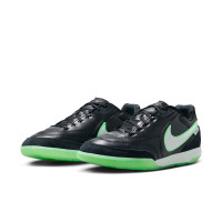 Nike Tiempo Streetgato Street Football Boots Black White Bright Green