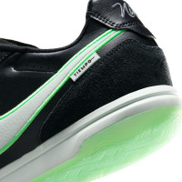 Nike Tiempo Streetgato Street Football Boots Black White Bright Green