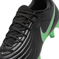 Nike Tiempo Maestro Academy Gras / Kunstgras Voetbalschoenen (MG) Zwart Felgroen Zilvergrijs