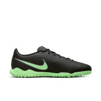 Nike Tiempo Maestro Club Turf (TF) Football Boots Black Bright Green Silver Grey