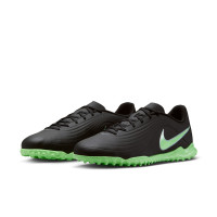 Nike Tiempo Maestro Club Turf (TF) Football Boots Black Bright Green Silver Grey
