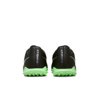 Nike Tiempo Maestro Club Turf (TF) Football Boots Black Bright Green Silver Grey