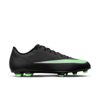 Nike Mercurial Vapor 17 Club Gras / Kunstgras Voetbalschoenen (MG) Zwart Felgroen Zilvergrijs