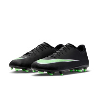Nike Mercurial Vapor 17 Club Gras / Kunstgras Voetbalschoenen (MG) Zwart Felgroen Zilvergrijs