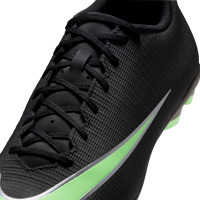 Nike Mercurial Vapor 17 Club Gras / Kunstgras Voetbalschoenen (MG) Zwart Felgroen Zilvergrijs
