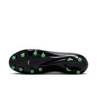 Nike Mercurial Vapor 17 Pro Kunstgras Voetbalschoenen (AG) Zwart Felgroen Zilvergrijs