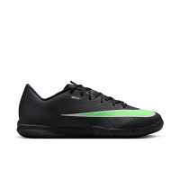 Nike Mercurial Vapor 17 Academy Zaalvoetbalschoenen (IN) Zwart Felgroen Zilvergrijs