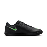 Nike Mercurial Vapor 17 Academy Zaalvoetbalschoenen (IN) Zwart Felgroen Zilvergrijs