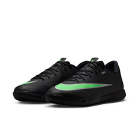 Nike Mercurial Vapor 17 Academy Zaalvoetbalschoenen (IN) Zwart Felgroen Zilvergrijs
