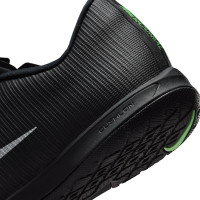 Nike Mercurial Vapor 17 Academy Zaalvoetbalschoenen (IN) Zwart Felgroen Zilvergrijs