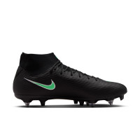Nike Mercurial Superfly 11 Academy IJzeren-Nop Voetbalschoenen (SG) Anti-Clog Zwart Felgroen Zilvergrijs