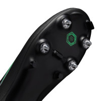 Nike Mercurial Superfly 11 Academy IJzeren-Nop Voetbalschoenen (SG) Anti-Clog Zwart Felgroen Zilvergrijs