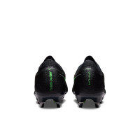 Nike Mercurial Vapor 17 Elite Iron Stud Football Boots (SG) Black Bright Green Silver Grey