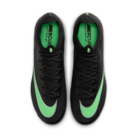 Nike Mercurial Vapor 17 Elite Iron Stud Football Boots (SG) Black Bright Green Silver Grey