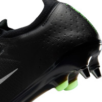 Nike Mercurial Vapor 17 Elite Iron Stud Football Boots (SG) Black Bright Green Silver Grey