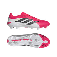 adidas Predator League Gras Voetbalschoenen (FG) Rood Wit Zwart