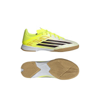 adidas F50 League Zaalvoetbalschoenen (IN) Kids Neongeel Zwart Rood