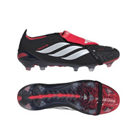 adidas Predator Elite FT Gras Voetbalschoenen (FG) Zwart Wit Rood