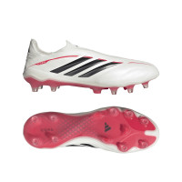adidas Copa Pure IV Elite Laceless Grass Football Boots (FG) White Black Red